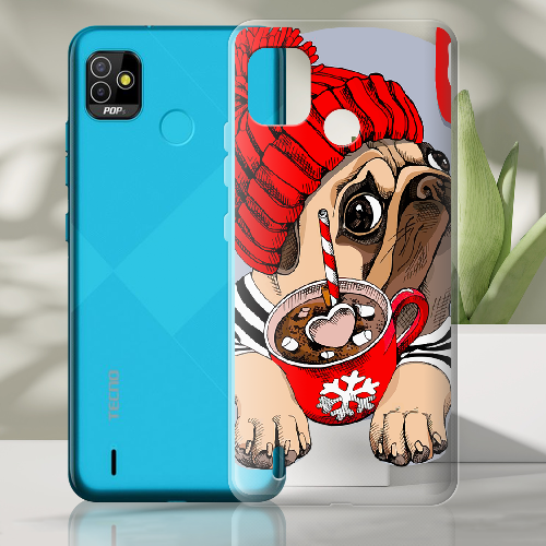 Чехол BoxFace Tecno Pop 5 Winter Puggy 