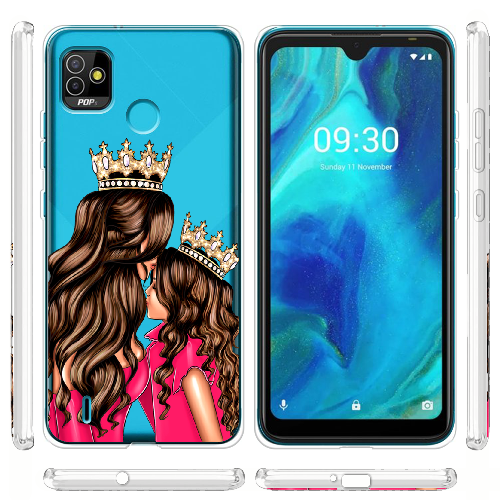 Чехол BoxFace Tecno Pop 5 Queen and Princess 