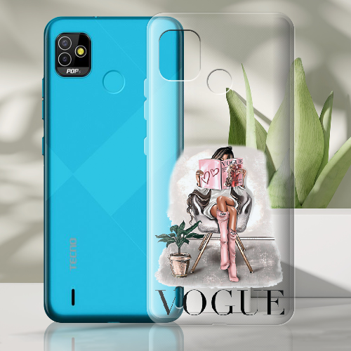 Чехол BoxFace Tecno Pop 5 Модель из VOGUE 