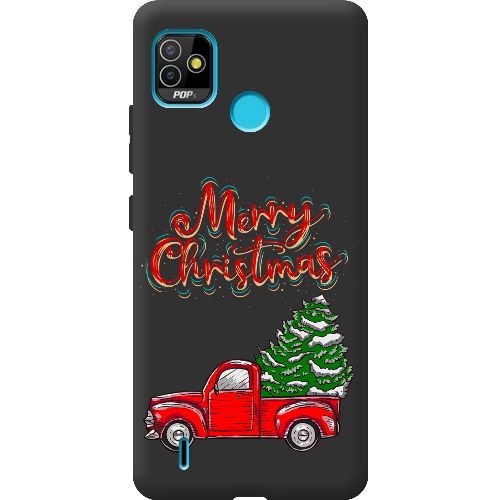 Чехол BoxFace Tecno Pop 5 Holiday Car Merry Christmas 