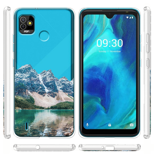 Чехол BoxFace Tecno Pop 5 Blue Mountain 