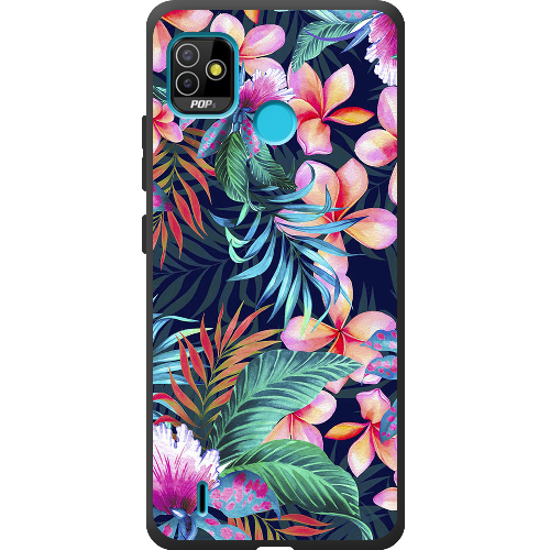 Чехол BoxFace Tecno Pop 5 flowers in the tropics 