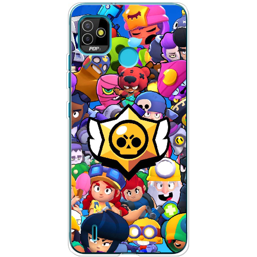 Чехол BoxFace Tecno Pop 5 Brawl Stars 