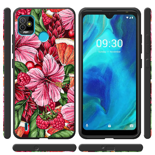 Чехол BoxFace Tecno Pop 5 Tropical Flowers 