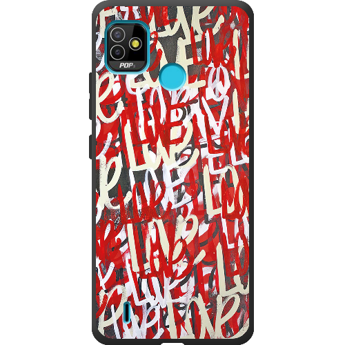 Чехол BoxFace Tecno Pop 5 Love Graffiti 