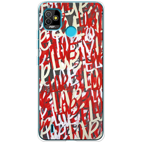 Чехол BoxFace Tecno Pop 5 Love Graffiti 