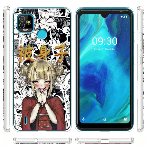 Чехол BoxFace Tecno Pop 5 Himiko Toga - My Hero Academia 