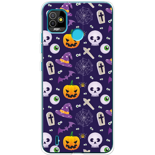 Чехол BoxFace Tecno Pop 5 Halloween Purple Mood 