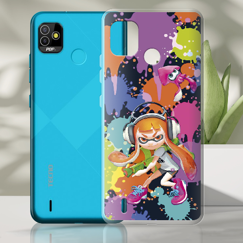 Чехол BoxFace Tecno Pop 5 Splatoon Inklings 