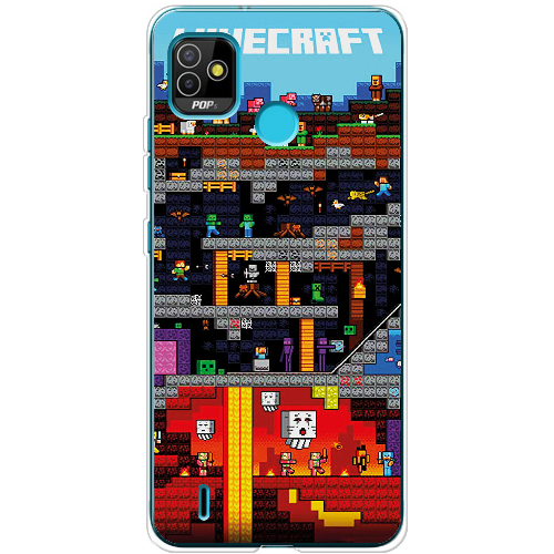 Чехол BoxFace Tecno Pop 5 Minecraft Lode Runner 