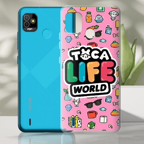 Чехол BoxFace Tecno Pop 5 Toca Boca Life World 