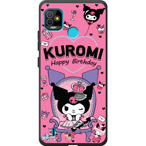 Чехол BoxFace Tecno Pop 5 День народження Kuromi 