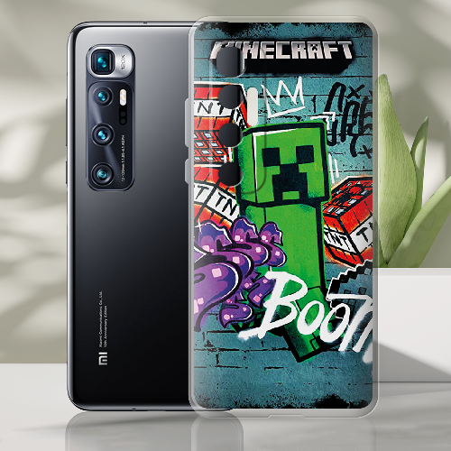 Чехол BoxFace Xiaomi Mi 10 Ultra Minecraft Graffiti