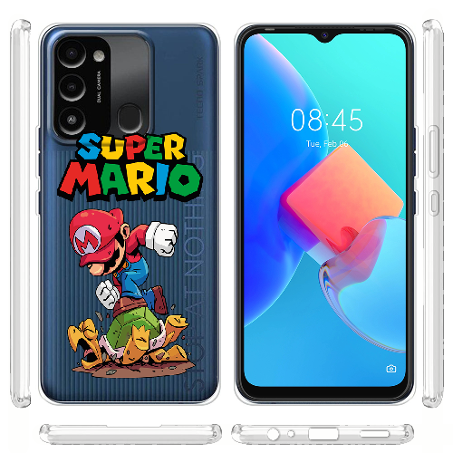 Чехол BoxFace Tecno Spark Go 2022 Super Mario