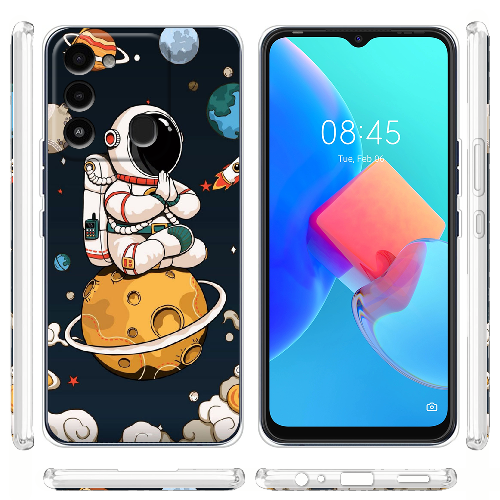 Чехол BoxFace Tecno Spark Go 2022 Astronaut