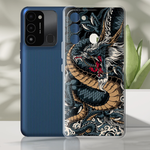 Чехол BoxFace Tecno Spark Go 2022 Dragon Ryujin