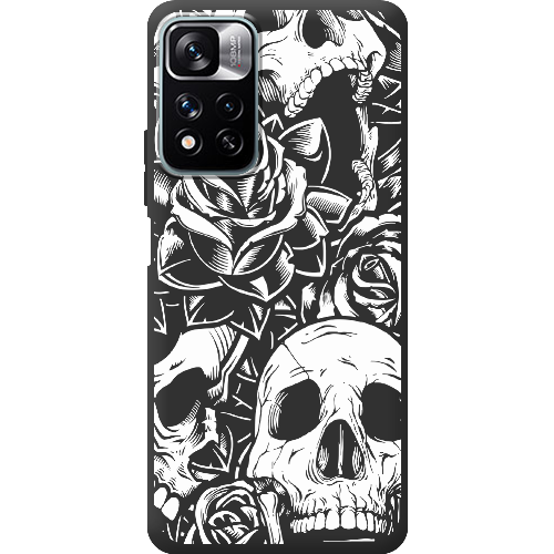 Чехол BoxFace Xiaomi Redmi Note 11 Pro Plus 5G Skull and Roses