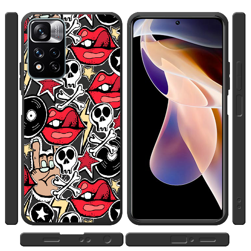 Чехол BoxFace Xiaomi Redmi Note 11 Pro Plus 5G Rock Graffiti