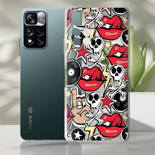 Чехол BoxFace Xiaomi Redmi Note 11 Pro Plus 5G Rock Graffiti