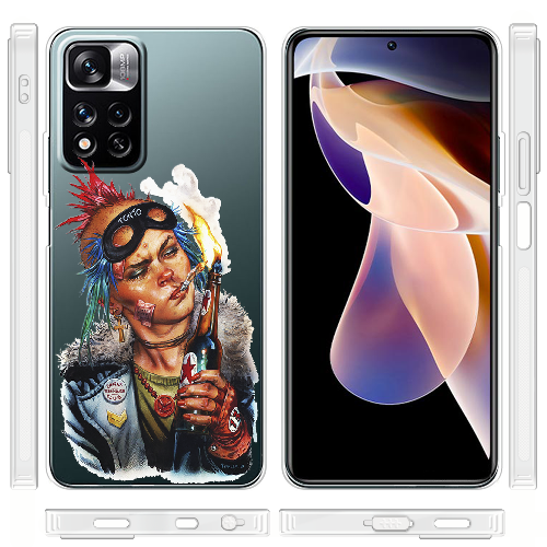 Чехол BoxFace Xiaomi Redmi Note 11 Pro Plus 5G Tanker Girl