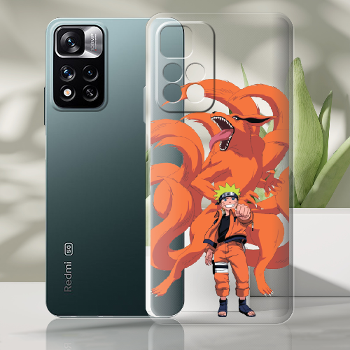 Чехол BoxFace Xiaomi Redmi Note 11 Pro Plus 5G Naruto and Kurama