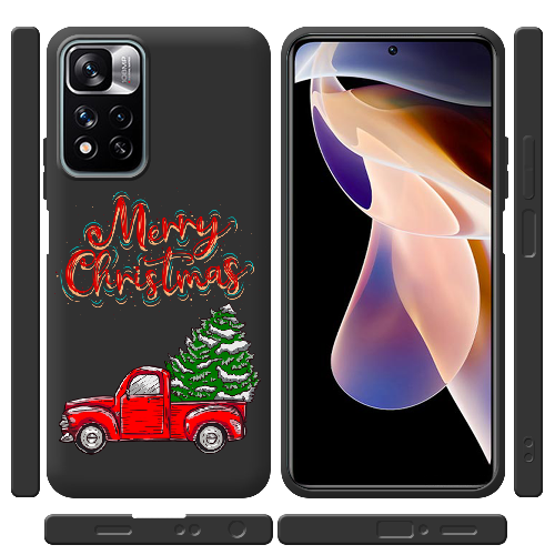 Чехол BoxFace Xiaomi Redmi Note 11 Pro Plus 5G Holiday Car Merry Christmas