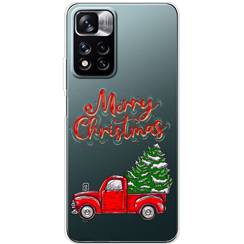 Чехол BoxFace Xiaomi Redmi Note 11 Pro Plus 5G Holiday Car Merry Christmas