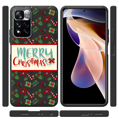 Чехол BoxFace Xiaomi Redmi Note 11 Pro Plus 5G Vintage Christmas Congratulation
