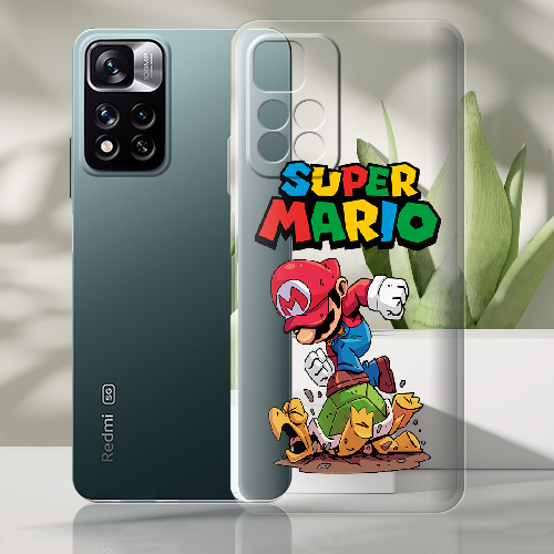 Чехол BoxFace Xiaomi Redmi Note 11 Pro Plus 5G Super Mario