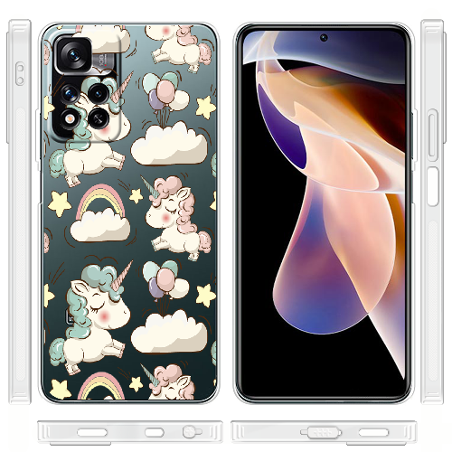 Чехол BoxFace Xiaomi Redmi Note 11 Pro Plus 5G Unicorns