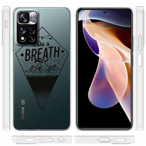 Чехол BoxFace Xiaomi Redmi Note 11 Pro Plus 5G Take a Breath