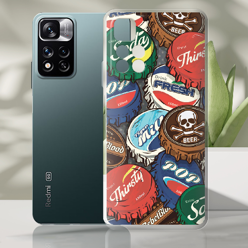 Чехол BoxFace Xiaomi Redmi Note 11 Pro Plus 5G Drink Lids