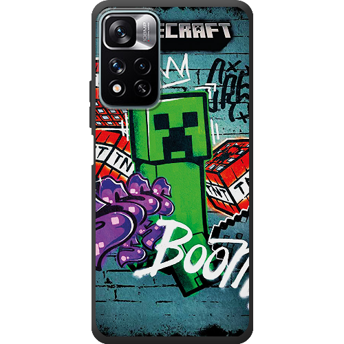 Чехол BoxFace Xiaomi Redmi Note 11 Pro Plus 5G Minecraft Graffiti