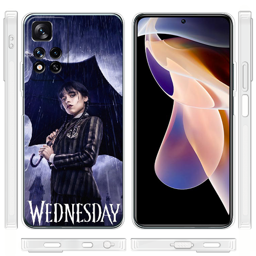 Чехол BoxFace Xiaomi Redmi Note 11 Pro Plus 5G Wednesday Addams