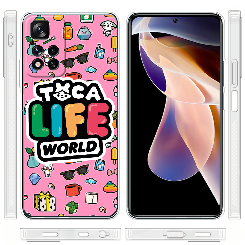 Чехол BoxFace Xiaomi Redmi Note 11 Pro Plus 5G Toca Boca Life World