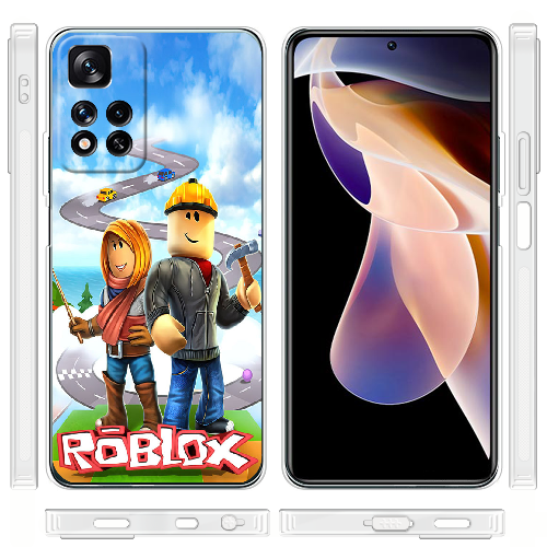 Чехол BoxFace Xiaomi Redmi Note 11 Pro Plus 5G Roblox Білдерман