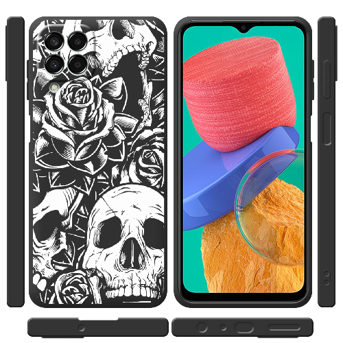 Чехол BoxFace Samsung Galaxy M33 5G (M336) Skull and Roses