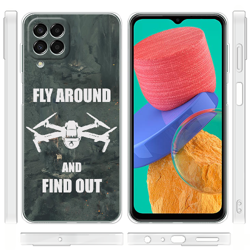 Чехол BoxFace Samsung Galaxy M33 5G (M336) Дрон Fly Around