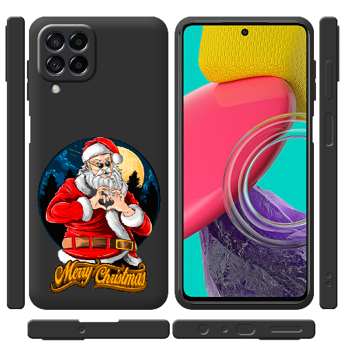 Чехол BoxFace Samsung Galaxy M53 5G (M536) Cool Santa and heart