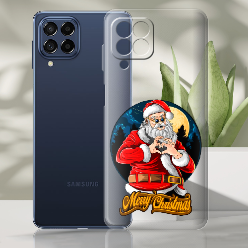 Чехол BoxFace Samsung Galaxy M53 5G (M536) Cool Santa and heart