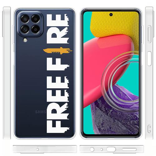 Чехол BoxFace Samsung Galaxy M53 5G (M536) Белый Free Fire