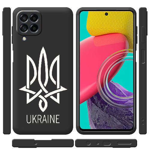 Чехол BoxFace Samsung Galaxy M53 5G (M536) Тризуб монограмма UKRAINE