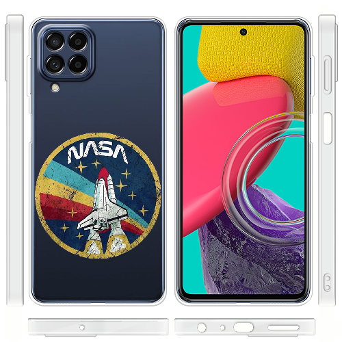 Чехол BoxFace Samsung Galaxy M53 5G (M536) Space Shuttle NASA