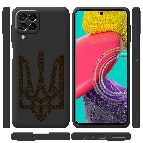 Чехол BoxFace Samsung Galaxy M53 5G (M536) Ukrainian Black Trident