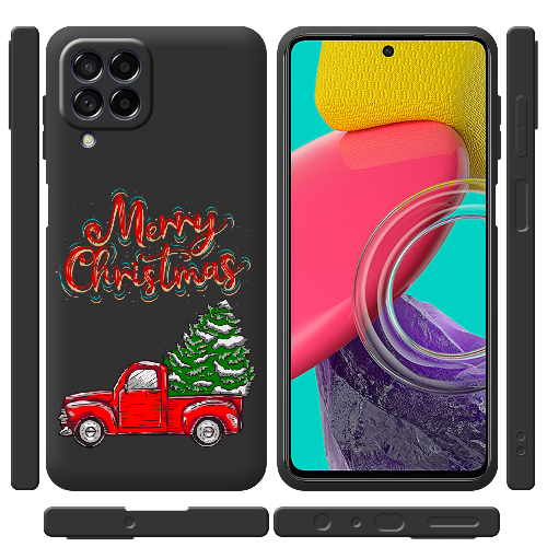 Чехол BoxFace Samsung Galaxy M53 5G (M536) Holiday Car Merry Christmas