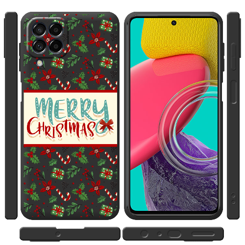 Чехол BoxFace Samsung Galaxy M53 5G (M536) Vintage Christmas Congratulation