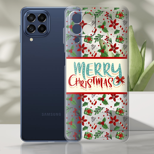 Чехол BoxFace Samsung Galaxy M53 5G (M536) Vintage Christmas Congratulation