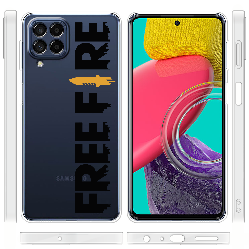 Чехол BoxFace Samsung Galaxy M53 5G (M536) Черный Free Fire