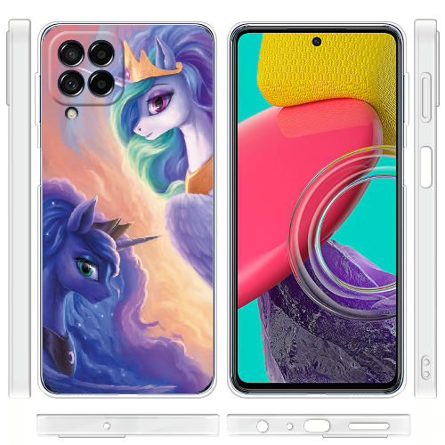 Чехол BoxFace Samsung Galaxy M53 5G (M536) My Little Pony Rarity Princess Luna