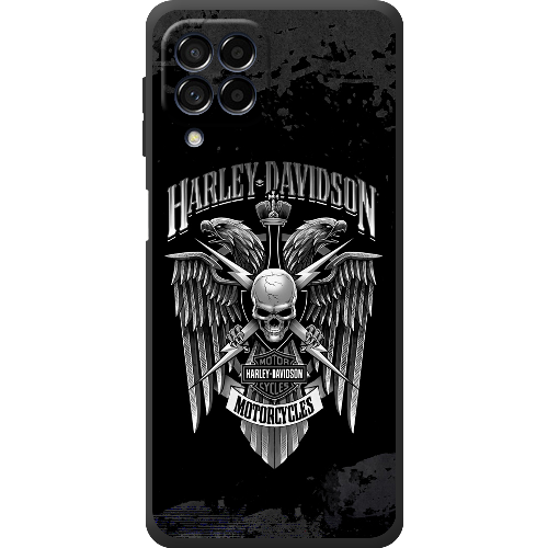 Чехол BoxFace Samsung Galaxy M53 5G (M536) Harley Davidson skull and eagles